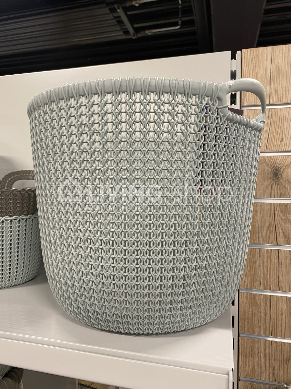 Curver knit wasmand 40 liter harvest brown | Coppens Warenhuis